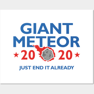 Giant Meteor 2020 Posters and Art